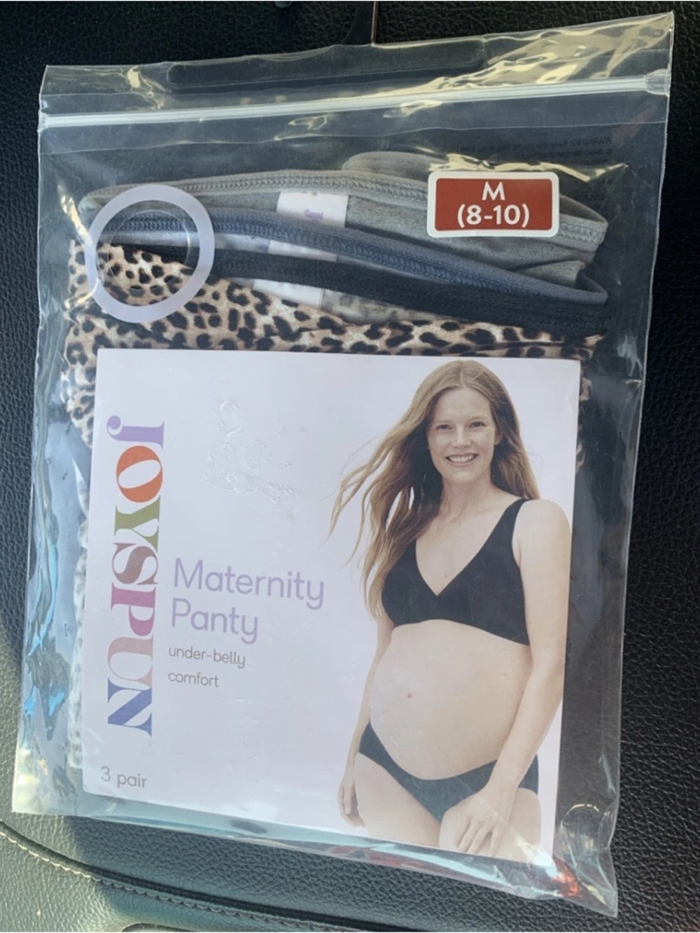 2/$20 Joyspun Maternity Under Belly Panty Underwear 3-Pair Size 8-10 Medium